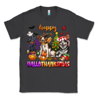 Smoke happy hallothanksmas dogs Classic Tee - texasbilliewilder