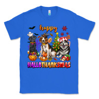 True Royal happy hallothanksmas dogs Classic Tee - texasbilliewilder