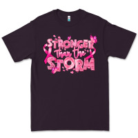 Plum stronger than the storm breast cancer Premium Tee - RanaPortraitStore