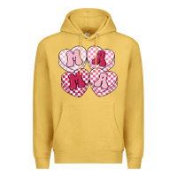 Antique Gold mama candy hearts Premium Hoodie - LillyAllenDesigns