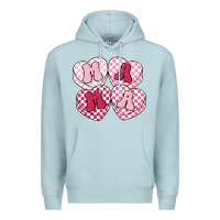 Blue Mist mama candy hearts Premium Hoodie - LillyAllenDesigns