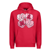 Cardinal mama candy hearts Premium Hoodie - LillyAllenDesigns