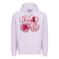 Lilac mama candy hearts Premium Hoodie - LillyAllenDesigns