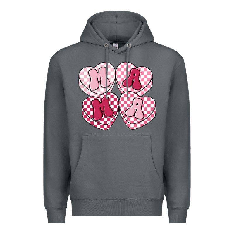 Mama Candy Hearts Premium Hoodie by LillyAllenDesigns | Teevron
