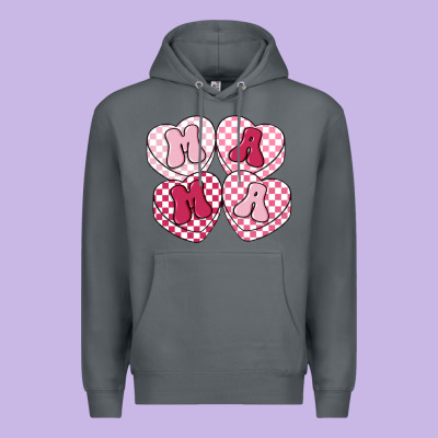 Mama Candy Hearts Premium Hoodie Designed By Lillyallendesigns