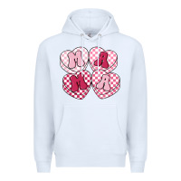 White mama candy hearts Premium Hoodie - LillyAllenDesigns