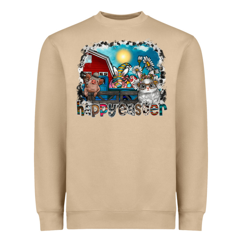 Happy Easter Heavyweight Sweatshirt by CowhideDigitalArt | Teevron