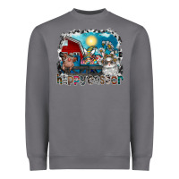 Storm Happy Easter Heavyweight Sweatshirt - CowhideDigitalArt