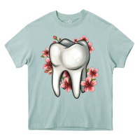 Arona floral tooth Heavy Core Tee - Jasminsmagicworld