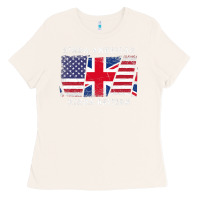 Bone Kinda American Kinda British  Dual Citizenship Ladies Tee - trangStudio