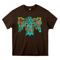 Chocolate Brown thunderbird Heavy Core Tee - JahusDesignShop