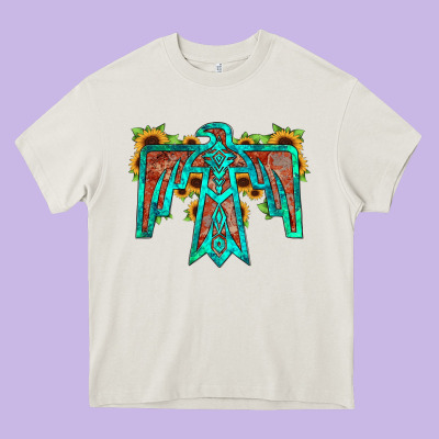 Thunderbird Heavy Core Tee Designed By Jahusdesignshop