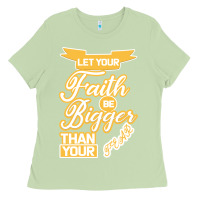 Matcha Let Your Faith Be Bigger Than Your Fear Ladies Tee - Bettercallsaul