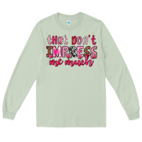 Matcha that don t impress me much Long Sleeve Tee - OliviaCreatesArt