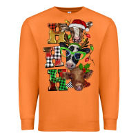 Carrot Christmas ho ho ho cow Premium Sweatshirt - BarkalooDesign