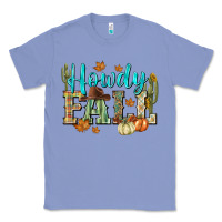 Colony Blue Western howdy Fall Classic Tee - NancyCooperArtShop