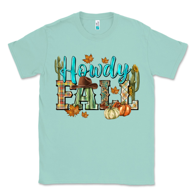Western Howdy Fall Classic Tee by NancyCooperArtShop | Teevron