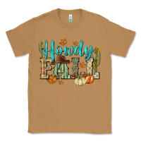 Toasted Coconut Western howdy Fall Classic Tee - NancyCooperArtShop