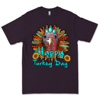 Plum happy turkey day sunflower Premium Tee - RanaPortraitStore