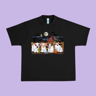 Halloween Pigs Urban Heavy Tee Designed By Cowgirlartshop