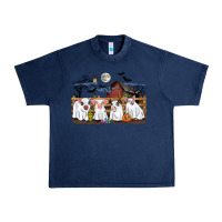 Navy halloween pigs Urban Heavy Tee - CowGirlArtShop