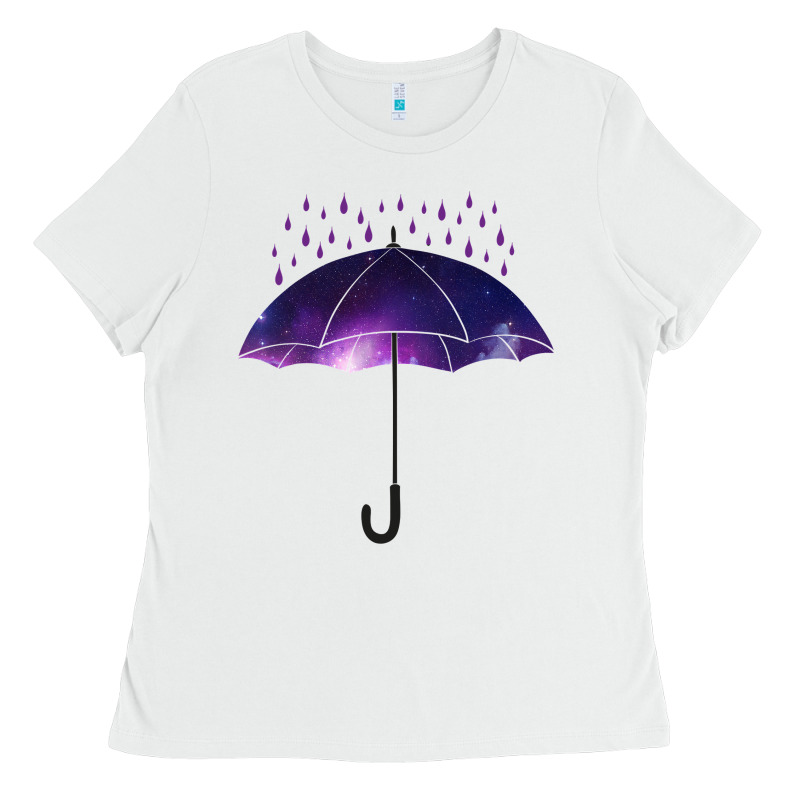 Rain Purple Ladies Tee by trangStudio | Teevron