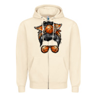 Sandshell basketball mom Zipper Hoodie - RacoonDesign