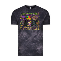 Cloud Black parading with my gnomies Vintage Tee - CowGirlArtShop