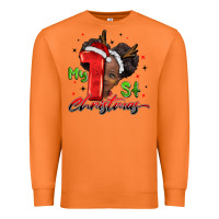 Carrot my first christmas african girl Premium Sweatshirt - BarkalooDesign