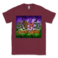 Burgundy Home sweet home Classic Tee - NancyCooperArtShop