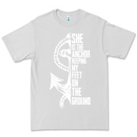 Dove Grey she is the anchor keeping my feet on the ground Premium Tee - Bettercallsaul