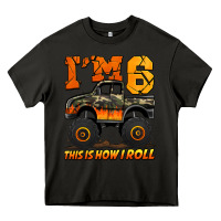 Asphalt i'm six this is how i roll monster truck birthday Heavy Core Tee - Jasminsmagicworld