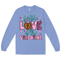 Colony Blue for the love of the valentine Long Sleeve Tee - OliviaCreatesArt