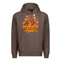 Coffee Pumpkin queen Fall black girl sneakers Premium Hoodie - RanaPortraitStore