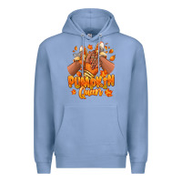 Colony Blue Pumpkin queen Fall black girl sneakers Premium Hoodie - RanaPortraitStore