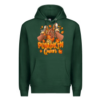 Sports Green Pumpkin queen Fall black girl sneakers Premium Hoodie - RanaPortraitStore