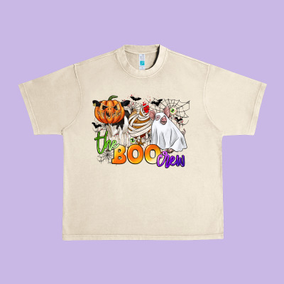 The Boo Crew Urban Heavy Tee Designed By Cowgirlartshop