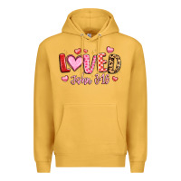 Mustard loved john 3 16 Premium Hoodie - LillyAllenDesigns