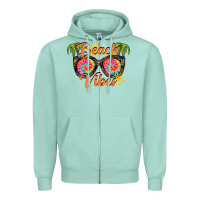 Seafoam beach vibes Zipper Hoodie - RacoonDesign