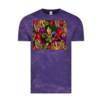 Cloud Purple mardi gras Vintage Tee - CowGirlArtShop