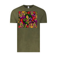 Vintage Olive mardi gras Vintage Tee - CowGirlArtShop