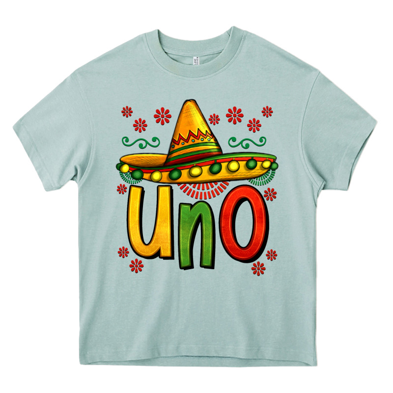 Uno My First Mexican Birthday Heavy Core Tee by Jasminsmagicworld | Teevron