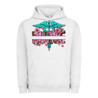 Pigment Lunar Rock floral nurse preview Urban Hoodie - AdoDesignShop