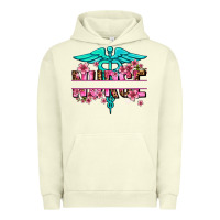 Pigment Pistachio floral nurse preview Urban Hoodie - AdoDesignShop