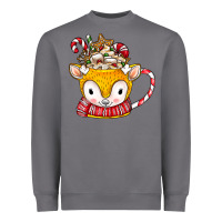 Storm coffee cups animal Heavyweight Sweatshirt - CowhideDigitalArt