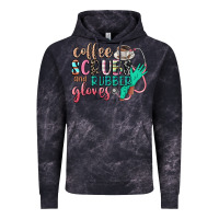Cloud Black coffee scrubs and rubber gloves Vintage Hoodie - CowGirlArtShop