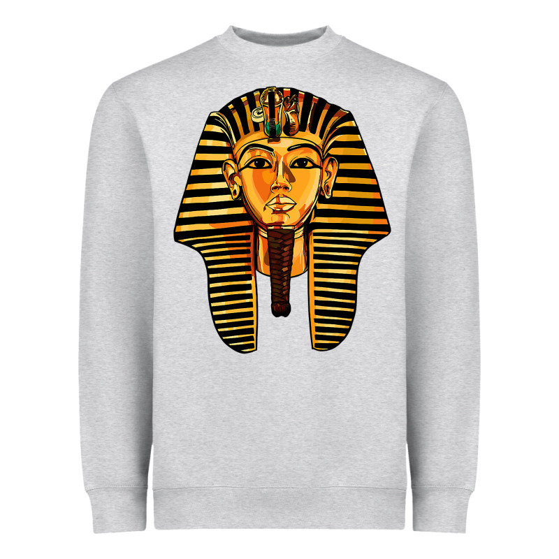 King Pharaoh Tutankhamun King Tut Pharaoh Ancient Egyptian Heavyweight Sweatshirt by trangStudio | Teevron