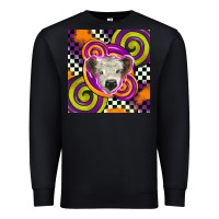 Black halloween  calf scottish Premium Sweatshirt - BarkalooDesign