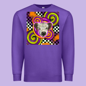 Halloween  Calf Scottish Premium Sweatshirt Designed By Barkaloodesign