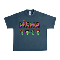 Midnight Navy personalized this mama loves her monsters Urban Heavy Tee - CowGirlArtShop